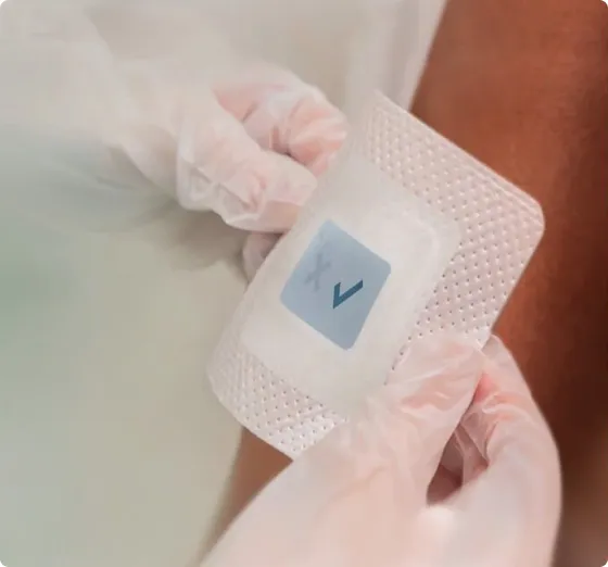 Image of a flexible medical e-paper display